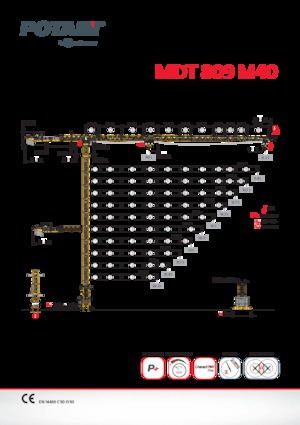 Gru a torre - rotazione alta Potain MDT 809 M40