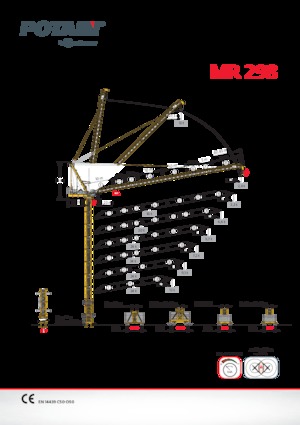 Gru a torre - rotazione alta Potain MR 298