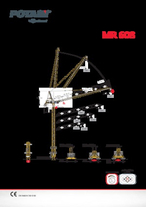 Gru a torre - rotazione alta Potain MR 608