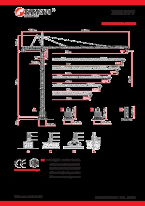 Gru a torre - rotazione alta Raimondi MR177