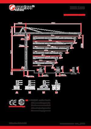 Gru a torre - rotazione alta Raimondi MR183