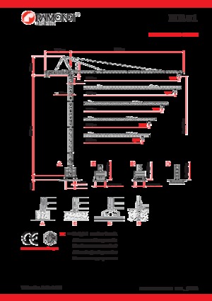 Gru a torre - rotazione alta Raimondi MR81