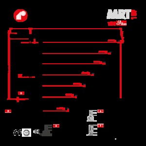 Gru a torre - rotazione alta Raimondi MRT189