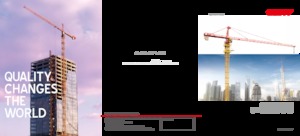 Gru a torre - rotazione alta Sany SYT80