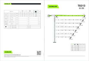 Gru a torre - rotazione alta Zoomlion T6013A-8