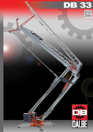 Gru a torre - rotazione bassa Gru Dalbe DB 33
