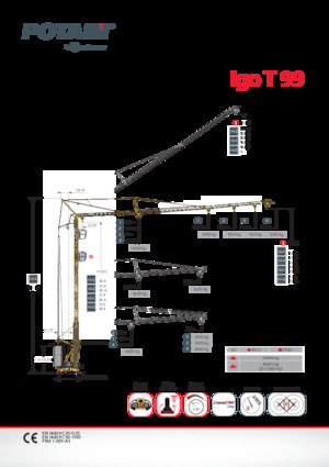 Gru a torre - rotazione bassa Potain Igo T 99