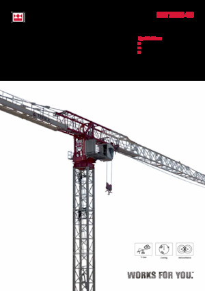 Gru a torre - rotazione alta TEREX CRANES CTT 721B-40