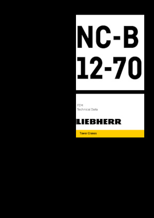 Gru a torre - rotazione alta Liebherr NC-B 12-70