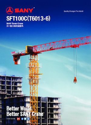 Gru a torre - rotazione alta Sany SFT100C 