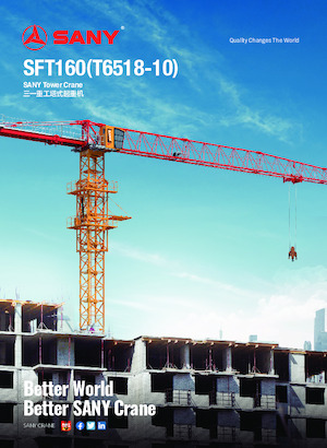 Gru a torre - rotazione alta Sany SFT160