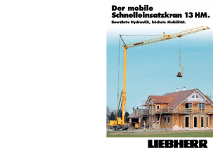 Gru a torre - rotazione bassa Liebherr 13 HM