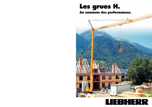 Gru a torre - rotazione bassa Liebherr 13 H