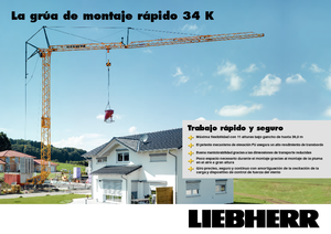 Gru a torre - rotazione bassa Liebherr 34 K-2,5m