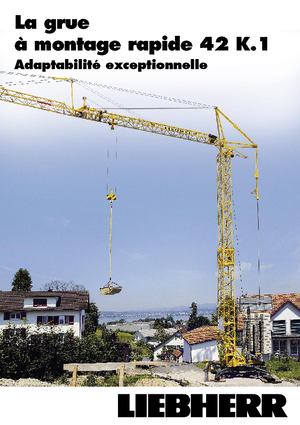 Gru a torre - rotazione bassa Liebherr 42 K.1 (FU)