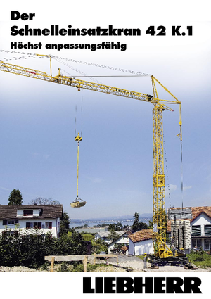 Gru a torre - rotazione bassa Liebherr 42 K.1 (FU)