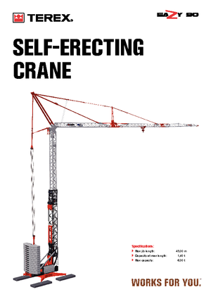 Gru a torre - rotazione bassa Terex Comedil (Zeppelin) EaZy 90