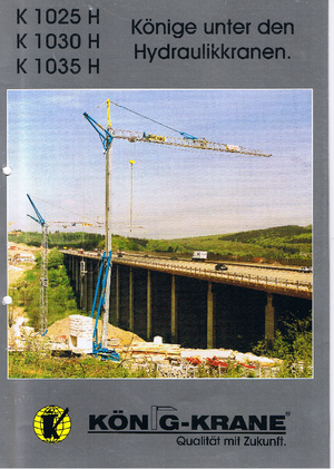 Gru a torre - rotazione bassa König K 1035 H (2m)