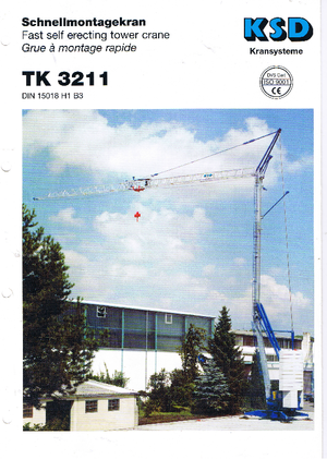 Gru a torre - rotazione bassa KSD TK  3211