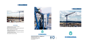 Gru a torre - rotazione alta Comansa 5LC4010