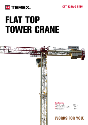 Gru a torre - rotazione alta Terex Comedil (Zeppelin) CTT 121 A 5