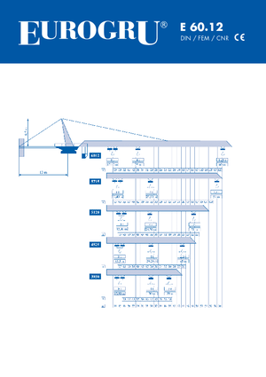Gru a torre - rotazione alta Eurogru ® E 60.12