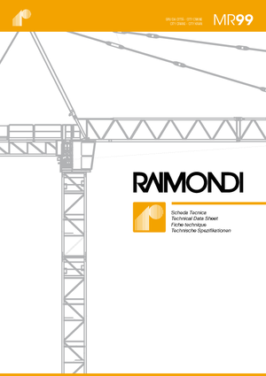 Gru a torre - rotazione alta Raimondi MR 99-A