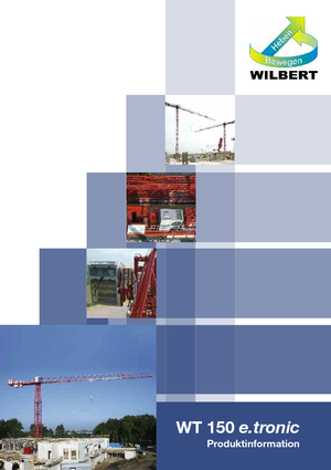 Gru a torre - rotazione alta Wilbert WT 150 e.tronic