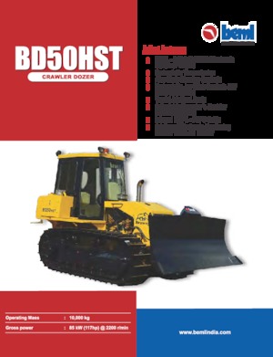 Apripista cingolati Beml BD50 HST