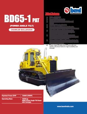 Apripista cingolati Beml BD65-1 PAT