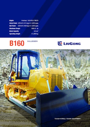 Apripista cingolati Liugong B160 