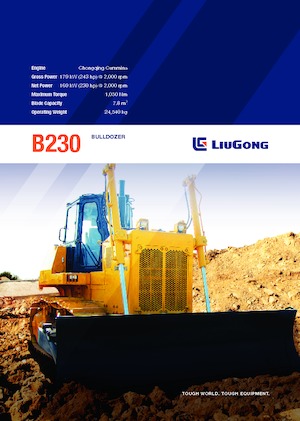 Apripista cingolati Liugong B230