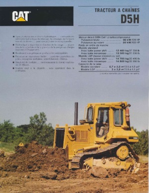 Apripista cingolati Caterpillar D 5 H LPP