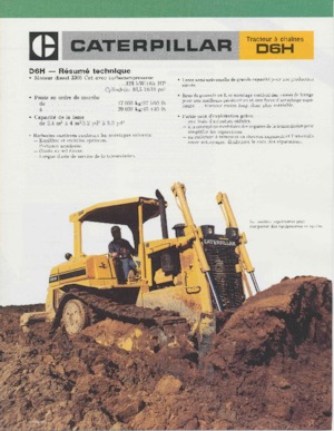 Apripista cingolati Caterpillar D 6 H DPL