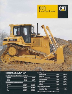 Apripista cingolati Caterpillar D 6 R XL SU