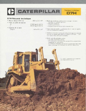 Apripista cingolati Caterpillar D 7 H DPS
