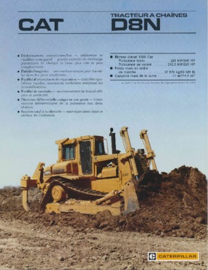 Apripista cingolati Caterpillar D 8 N