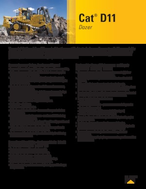 Apripista cingolati Caterpillar D11