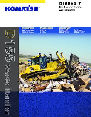 Apripista cingolati Komatsu D155AX-7 WH