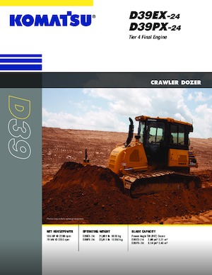 Apripista cingolati Komatsu D39EX-24