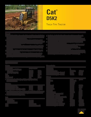 Apripista cingolati Caterpillar D5K2 XL