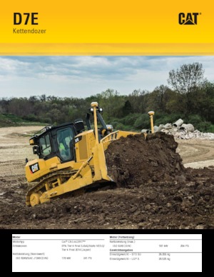 Apripista cingolati Caterpillar D7E