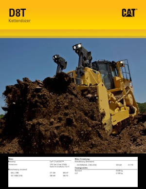 Apripista cingolati Caterpillar D8T