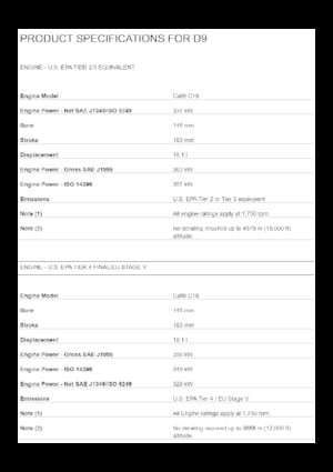 Apripista cingolati Caterpillar D9