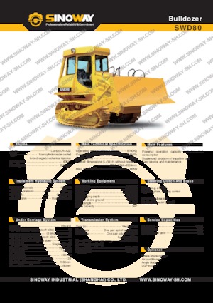 Apripista cingolati Sinoway SWD80 
