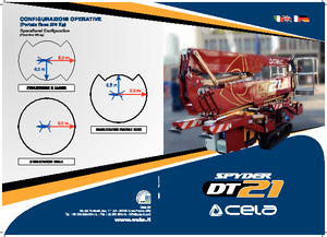 Piattaforme aeree articolate cingolate CELA DT21 Spyder
