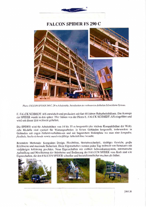 Piattaforme aeree telescopiche cingolate Worldlift Industries AS - Rothlehner FS 290 C