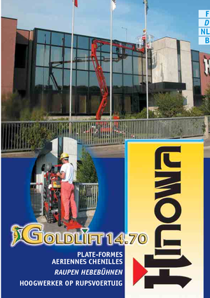 Piattaforme aeree articolate cingolate Hinowa GL 14.70