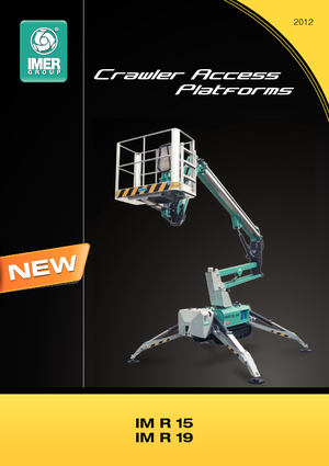 Piattaforme aeree articolate cingolate Imer IM R 15