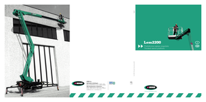 Piattaforme aeree articolate cingolate Kato Imer Lem 2200